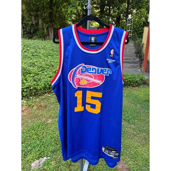 AUTHENTIC NBA JERSEY DENVER NUGGETS REEBOK CARMELO ANTHONY HARDWOOD CLASSIC 2XL - Picture 1 of 5
